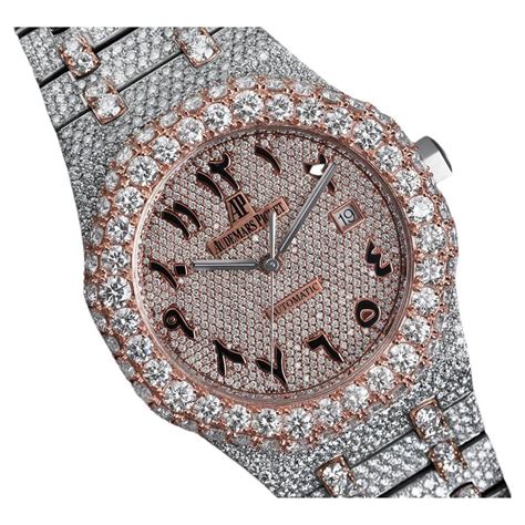 fake diamond ap watches|iced audemars piguet.